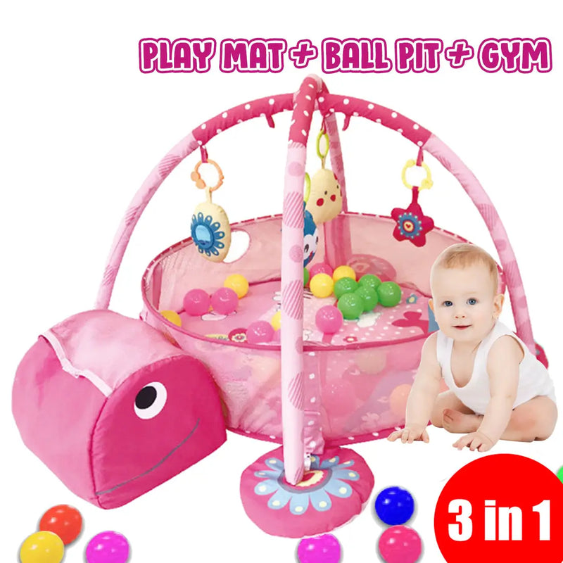 3 in 1 Baby gym play mat baby activity