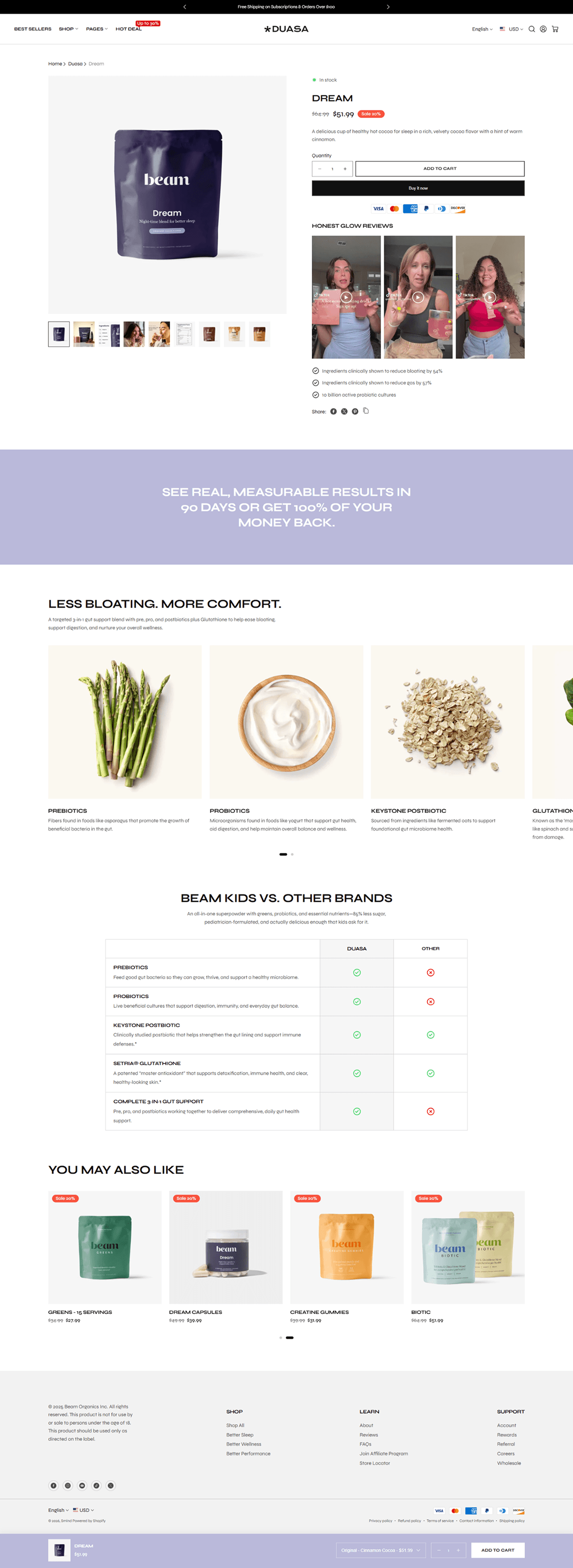 Penas - Product page
